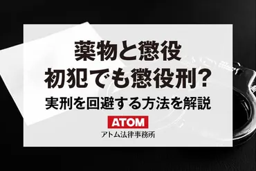 薬物事件で逮捕されると懲役刑になる？初犯でも懲役刑？ 