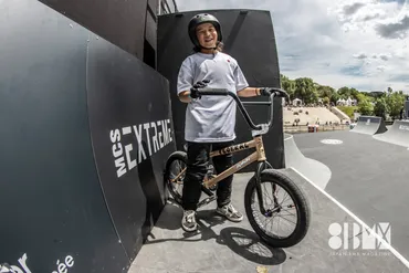 松本 翔海がBMX FREESTYLE PARK JUNIOR BOYS 予選1位通過