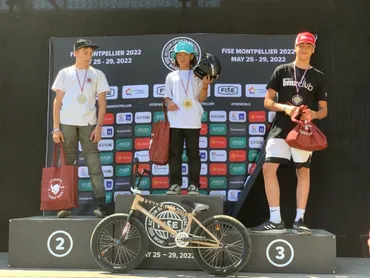 弱冠12歳の松本翔海が優勝「FISE Montpellier 2022」BMXフリースタイルパーク 