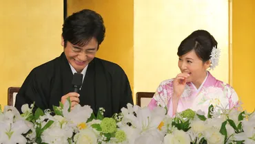 結婚：片岡愛之助さん藤原紀香さん、会見で喜び語る 写真特集9/10 