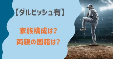 ダルビッシュ有】家族構成と両親(父親/母親)の国籍は？何をしてる？