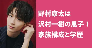 沢村一樹の息子3人！イケメン兄弟の活躍は？イケメン兄弟の素顔とは！？