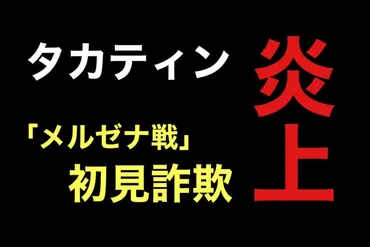 タカティンがメルゼナ戦で炎上した理由は？初見詐欺で初討伐は嘘だった？ 