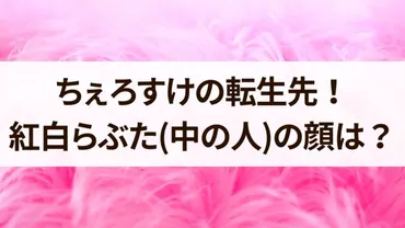 ちぇろすけの転生先が紅白らぶたと言われる理由!中の人の顔バレは?