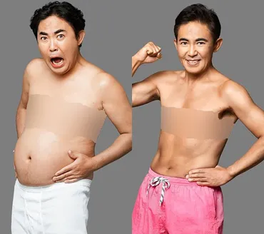 林家三平が激ヤセの理由はライザップと公表。ダイエットで体重が大幅減少、病気説否定。画像あり