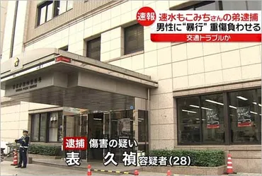 速水もこみちの弟・表久禎容疑者が暴行事件で逮捕画像あり運転中にキレて重傷負わせる…゛キッチンの放送に影響