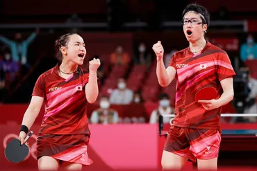 すべてのリベンジができた」日本卓球界の歴史を変えた!水谷隼/伊藤美誠ペアが゛絶対王者゛中国を下し、混合ダブルスで金メダル【東京五輪】
