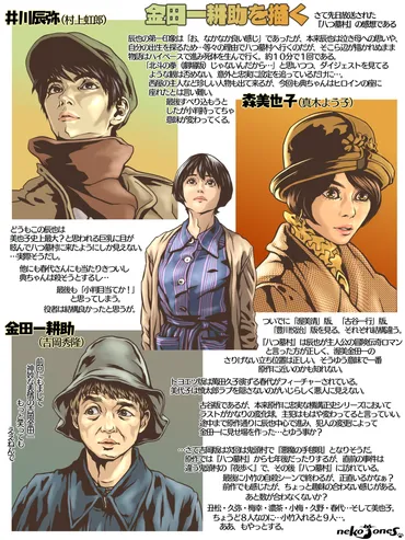 金田一耕助を描く』～八つ墓村neko
