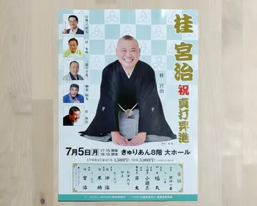 桂宮治、笑点の新メンバーに！「令和の爆笑王」が番組にどんな変化をもたらす？笑点の壊し屋とは！？