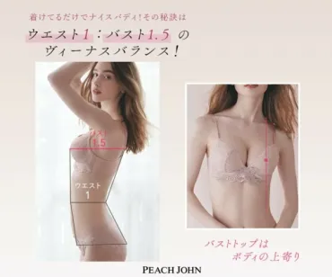 つけるだけでスタイルアップ。PEACH JOHN「ナイスバディシリーズ」新作登場