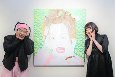 モデルとなったゆりやん、作品を見て「買い取ります」 アーティストKAORUKOの関西初個展開催 