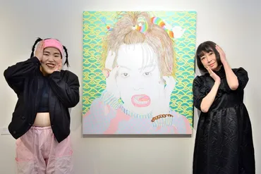 元アイドルのアーティスト・ＫＡＯＲＵＫＯが関西初の個展、ゆりやんモチーフの作品も/関西/芸能/デイリースポーツ online