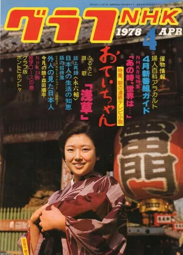 雷門(昭和年)▷連続テレビ小説「おていちゃん」(浅草育ちの女優・沢村貞子がモデル)