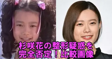 杉咲花の整形疑惑を完全否定する証拠画像!顔や鼻の変化を子役時代から年度毎に徹底検証!