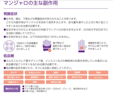 マンジャロの副作用は?いつから症状が出るかについて解説