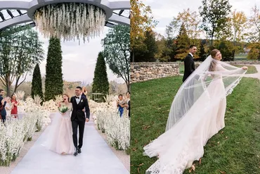 ビル・ゲイツの娘の豪華な結婚式!ヴェラ・ウォンの高級カスタムメイドのロマンチックなウェディングドレスを着て結婚!