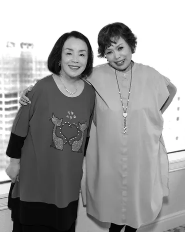 上沼恵美子×芦川百々子「海原千里・万里、同時に結婚してコンビ解消、紅白の応援団長から五右衛門風呂の生活に。でも不幸ではなかった」父の夢を叶えようとしたら、売れてしまった<前編>