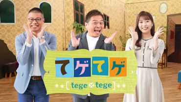 テレビ『てゲてゲ』水曜~生放送