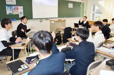 課題解決へ企業から講師招き聞く玉野高「総合的な探究」一環で:山陽新聞デジタル