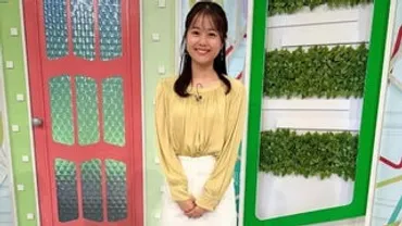 岡本愛衣アナ、アナウンサー年目に突入！「フロントドア」周年での爽やかスマイルに注目