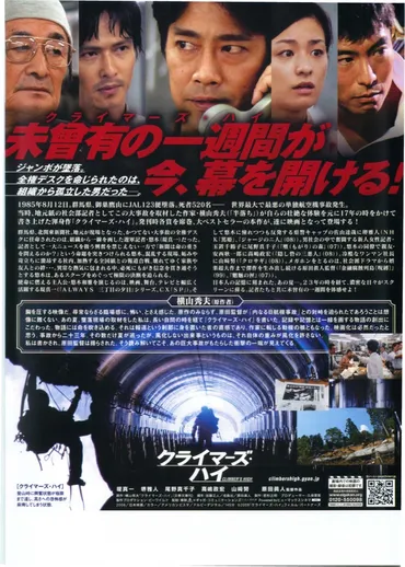 映画チラシサイト:クライマーズ・ハイ