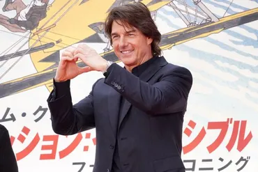 トム・クルーズ、「ミッション:インポッシブル」最新作を引っ提げて年ぶり回目の来日!雨の東京都庁で時間超の神対応にファン約人が熱狂画像
