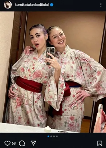 武田久美子歳゛裸の付き合い゛歳長女と温泉浴衣ショット公開し「こんなにも親子って似るモノ…」(スポニチアネックス)