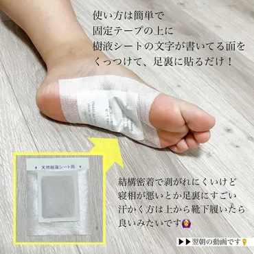あしやすめ足裏樹液シート