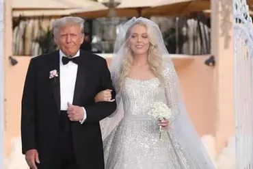 トランプ前大統領の娘と年下の財閥後継者、華々しく結婚式を挙げる。