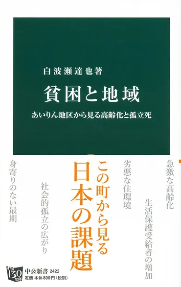 貧困と地域あいりん地区から見る高齢化と孤立死