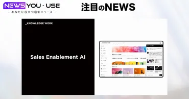 株式会社ナレッジワーク、営業支援を進化させる「セールスイネーブルメント」を発表