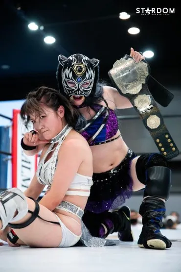 スターダム】スターライト・キッドが度目の挑戦でハイスピード戴冠！なつぽいの首を狩り「次は挑戦者全員を私が天罰を下す番だ」汐留