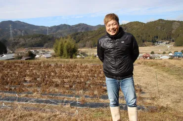 野菜に社会学んだ 芸人・土肥ポン太さん 憧れの地で黒大豆栽培「゛安い゛より゛良い゛野菜を」 