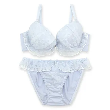 フランデランジェリー fran de lingerie TwinkleSheerトゥインクルシアーブラ&ショーツセットB