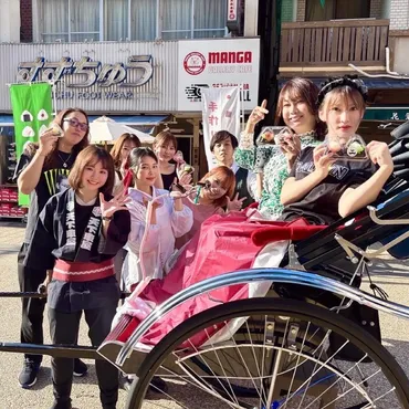 浅草 人力車上で公開ラジオ収録】〜レインボータウンFM〜「水曜スペシャル」／ 人力車店長DJ 関森ありさ さん 