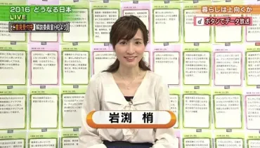 岩渕梢アナがかわいい!結婚相手の夫(旦那)や子供は?『NHKくらし☆解説』 
