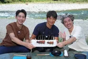 『小泉孝太郎&ムロツヨシ 自由気ままに2人旅』後編の日光SPはゲストに反町隆史が登場!小泉&ムロとバーベキューを満喫