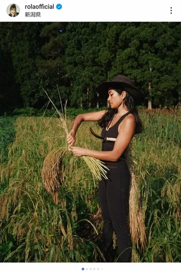 農業挑戦のローラ、ノースリーブ姿の「もちきび狩り」ショットに反響「マジ女神」「めっちゃ格好いい」(スポニチアネックス)