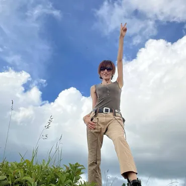 工藤静香 蔵王登山で物議？ おしゃれ私服とファンの反応は？工藤静香、蔵王山でオフショット公開！