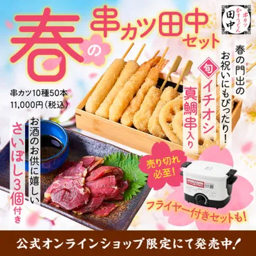 自宅で串カツ田中の味を楽しめる卓上フライヤーのセット 