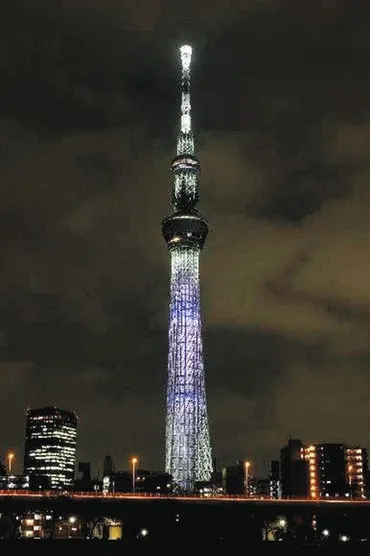 東日本大震災12年＞鎮魂と復興へ 思いを込めて スカイツリー特別ライティング 10、11両日：東京新聞デジタル