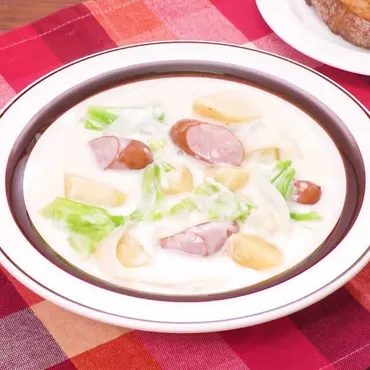 牛乳で簡単♪ ソーセージのホワイトシチューのレシピ動画・作り方 