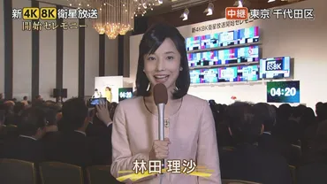 林田理沙アナの離婚相手の元夫(旦那)や子供や高校大学身長は?NHKサタデーウオッチ9