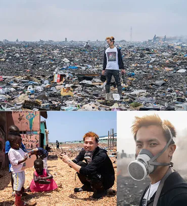 ガーナの電子ゴミを使用!アートで世界を変える美術家、長坂真護の挑戦~個展開催中~