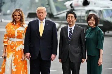 トランプ次期大統領、日曜日に安倍元首相の未亡人と会うと関係筋