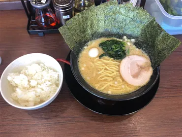 横浜家系ラーメン 木村家』「ラーメン+ライス」岩手県盛岡市