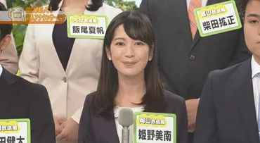 姫野美南アナがかわいい!高校大学身長や彼氏結婚は?NHKニュースウオッチ9 