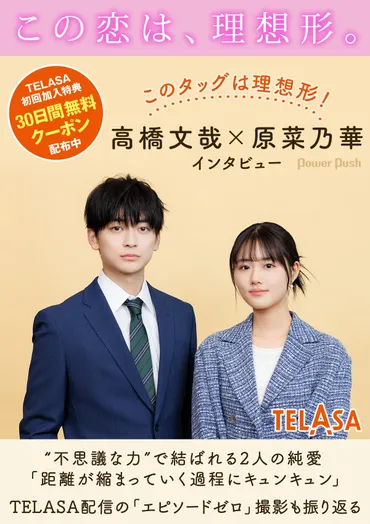 この恋は、理想形。」高橋文哉×原菜乃華インタビュー
