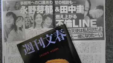 永野芽郁＆田中圭「不倫」LINE流出の『週刊文春』第2弾！10年前の騒動によく似た展開の背後で何が…（篠田博之） 