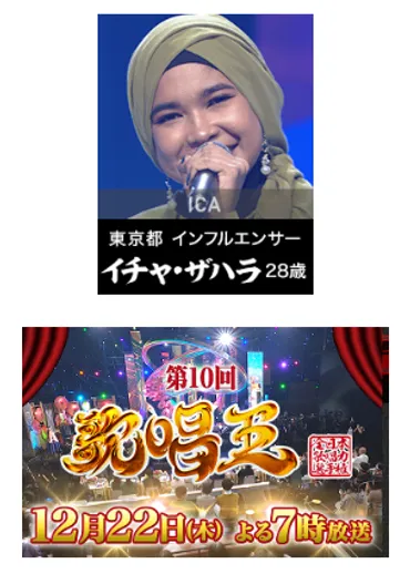イチャ・ザハラ、歌唱王2022出演！アニソンシンガーicazahraとしての活躍と多才なインフルエンサーとしての魅力とは？イチャ・ザハラ：歌唱王、アニソンPARTY!、YouTubeでの活動